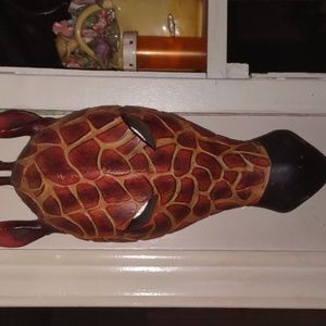 . Handcrafted Giraffe Head Wall decor